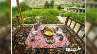 نمای محوطه اقامتگاه بوم گردی تاریشا - ایذه - روستای تکاب